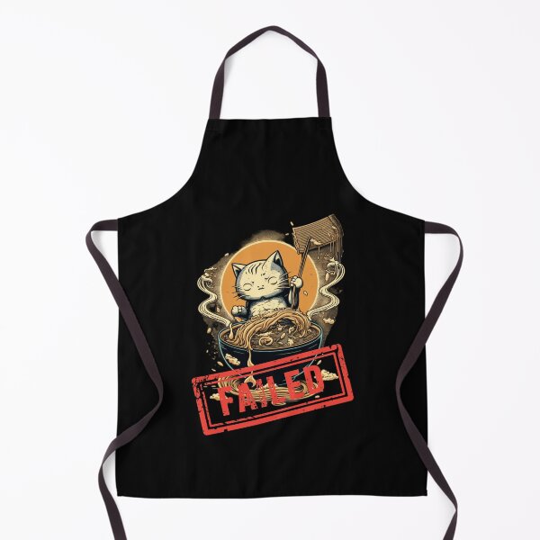 Aperçu de l'œuvre chat mangeant des ramen - Cat Design créée et vendue par Akimatax ✯✯✯✯✯.