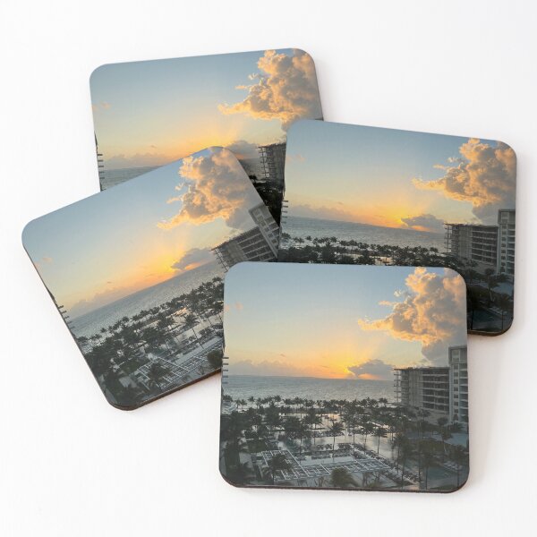 Item preview, Sunrise hotel view  designed and sold by SharniArt.