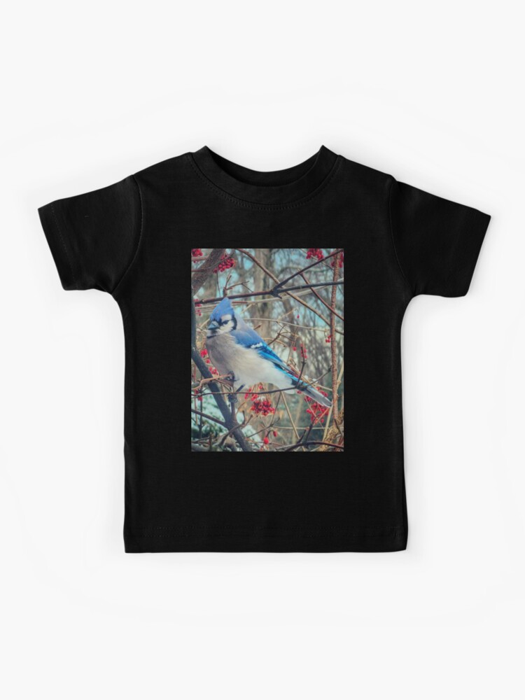 Watchful Blue Jay Graphic T-Shirt 