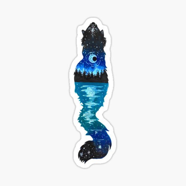 Celestial Lakeside Cat- Wilson Sticker