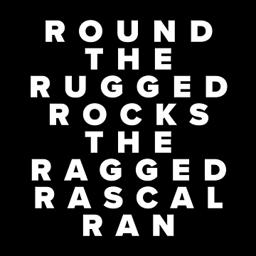 Artwork thumbnail, Round The Rugged Rocks The Ragged Rascal Ran by Texterns