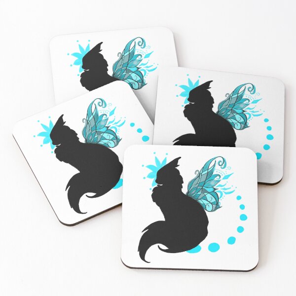 Item preview, Fairy Cat Teal Blue designed and sold by Zovanah.