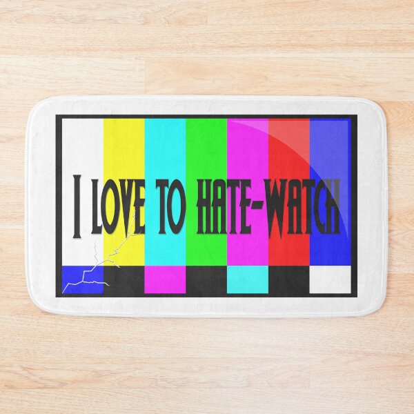 Item preview, I love to hate watch | Broken TV test card illustration designed and sold by ProdbyNiECO.