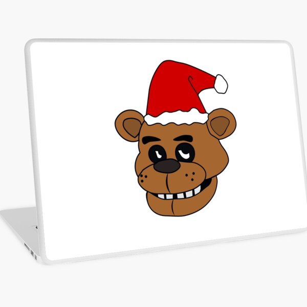 Fnaf Christmas Laptop Skins Redbubble - roblox merry fnaf christmas song id