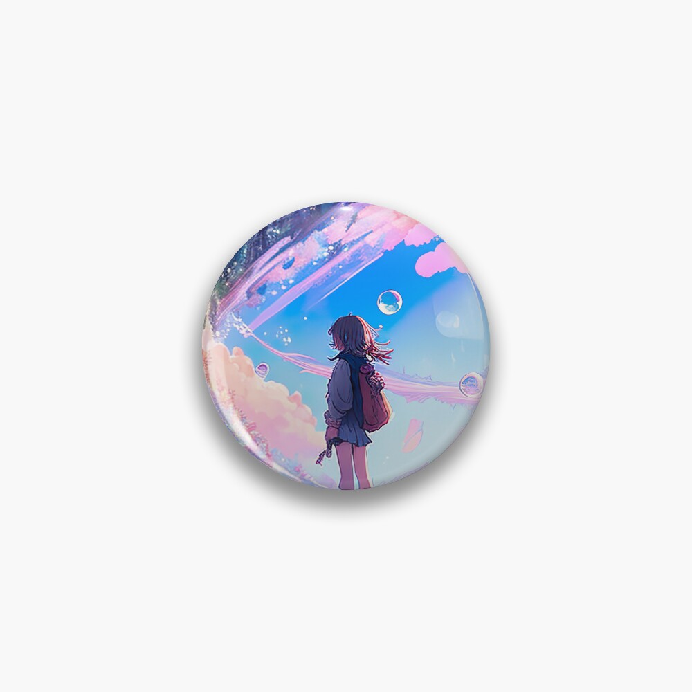 Anime Artsy Bubble Background - Anime Scenes | Poster