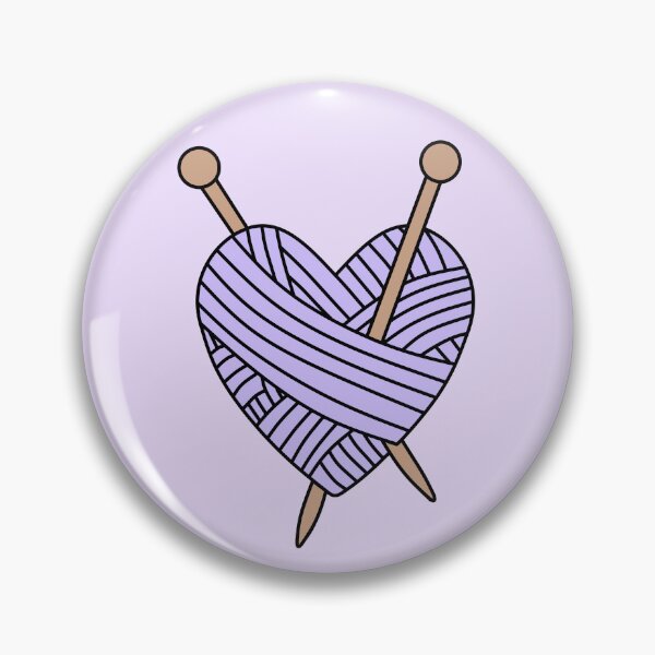 Item preview, Yarn Heart (Light Violet) designed and sold by nklange240.