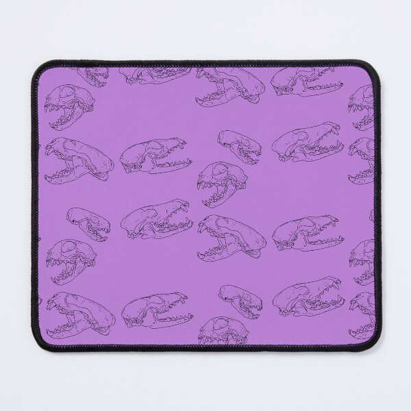 Item preview, North American Predator Skulls Black Lines Purple designed and sold by Ashley Gagnon.