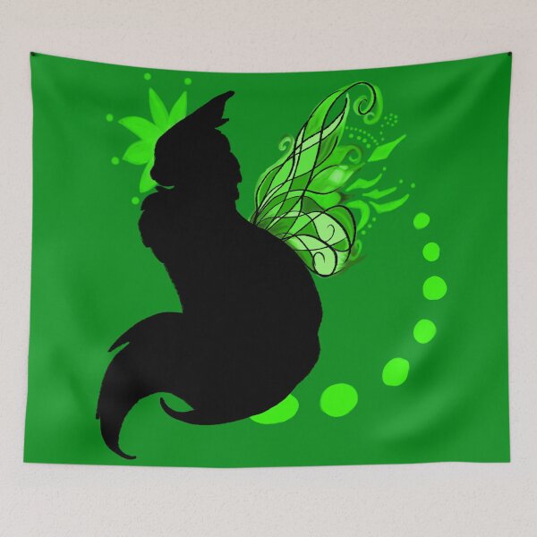 Item preview, Green Fairy Cat designed and sold by Zovanah.