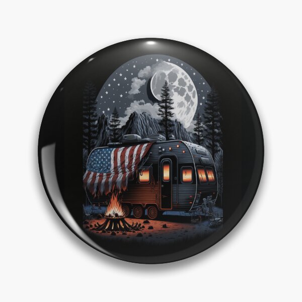 Item preview, Patriotic Campers American Flag designed and sold by druckfun.