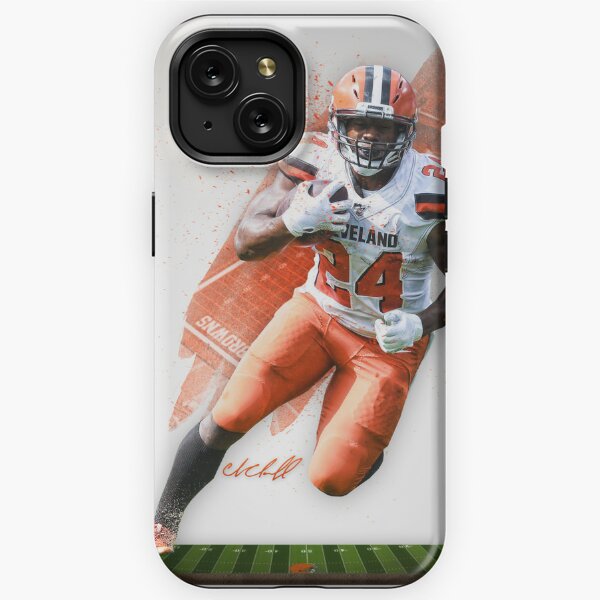 Nick Chubb Cleveland Sports Art Sticker for Sale by JRoseGraphics