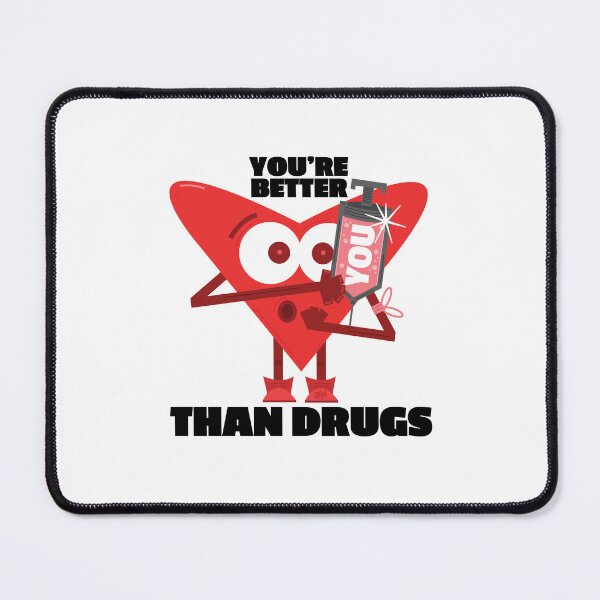 Item preview, You're Better Than Drugs. Heart Injecting Love. Funny Meme Vday LOL Joke designed and sold by doseofwin.