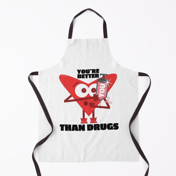 Item preview, You're Better Than Drugs. Heart Injecting Love. Funny Meme Vday LOL Joke designed and sold by doseofwin.