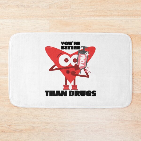 Item preview, You're Better Than Drugs. Heart Injecting Love. Funny Meme Vday LOL Joke designed and sold by doseofwin.