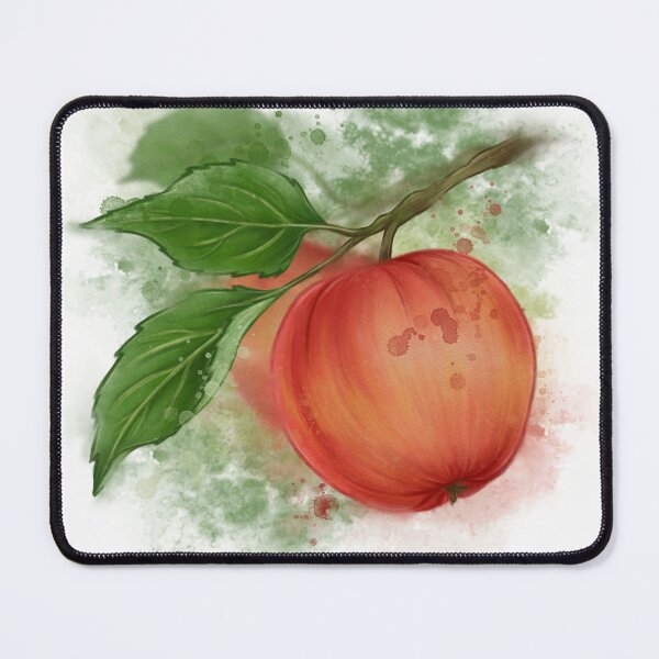 Item preview, Red apple on a branch designed and sold by ArtbySvetik.