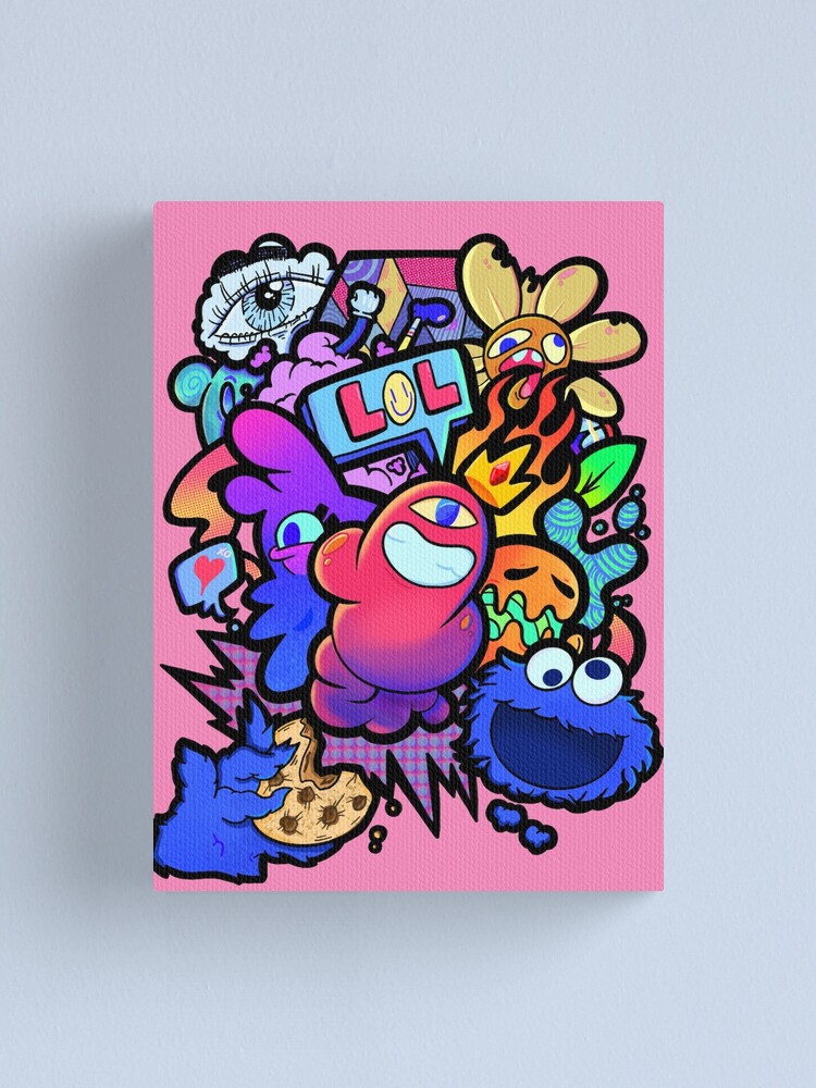 When the Impostor is sus  Cute doodle art, Mini canvas art, Mini