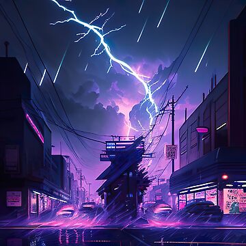 ArtStation - 1000+ Lightning Storm Anime Visual Novel Backgrounds | Game  Assets