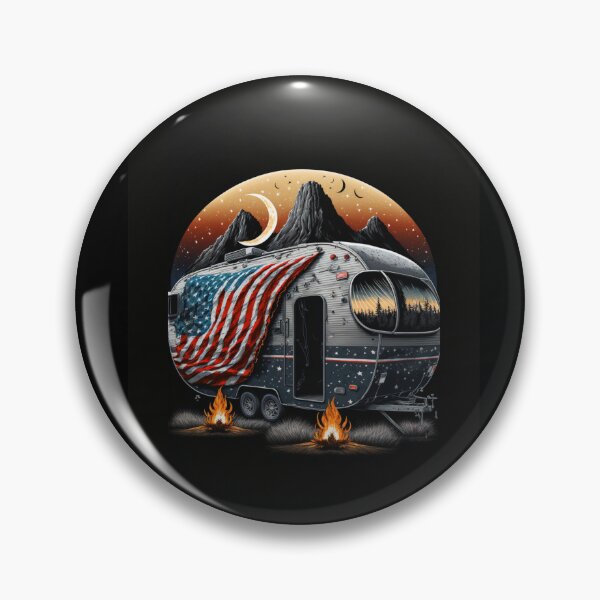 Item preview, Patriotic Campers American Flag designed and sold by druckfun.