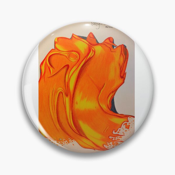 Item preview, Tangerine Paint Blob  designed and sold by julesceleste.