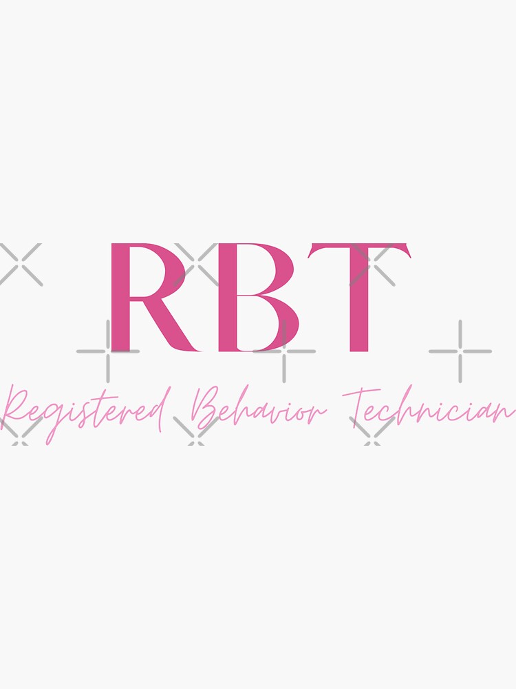 Registered Behavior Technician (RBT - Pink) | Sticker