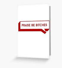 Praise B Greeting Card