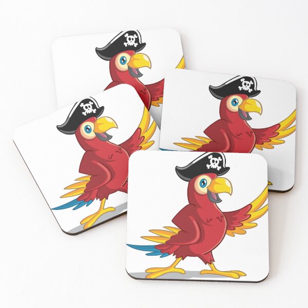 Item preview, cartoon parrot designed and sold by Chaotic Critters.