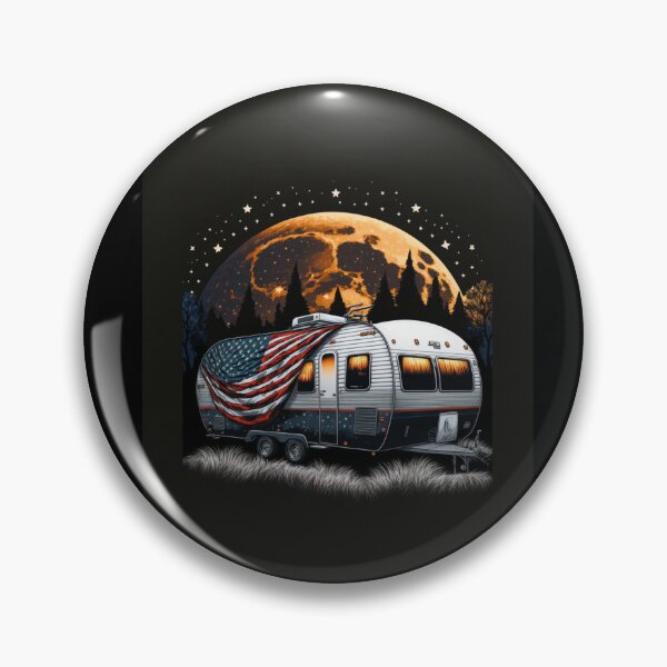 Item preview, Patriotic Campers American Flag designed and sold by druckfun.