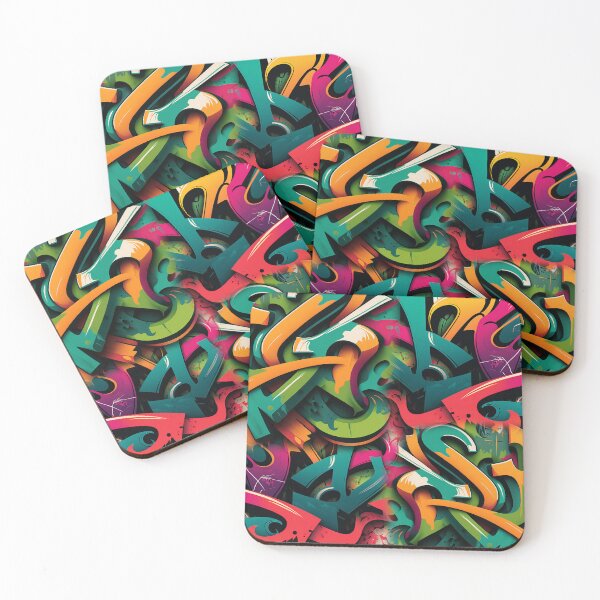 Item preview, graffiti patterns - 001 designed and sold by PixelPusherArt.