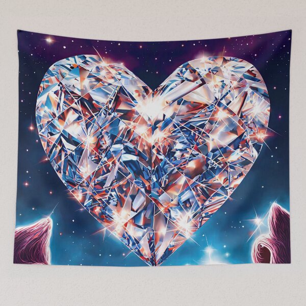 Item preview, Valentine's day heart digital artwork, AI generated designed and sold by Midnight-Hour.
