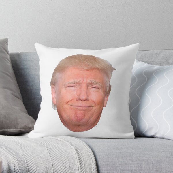 Donald Trump Face Throw Pillow