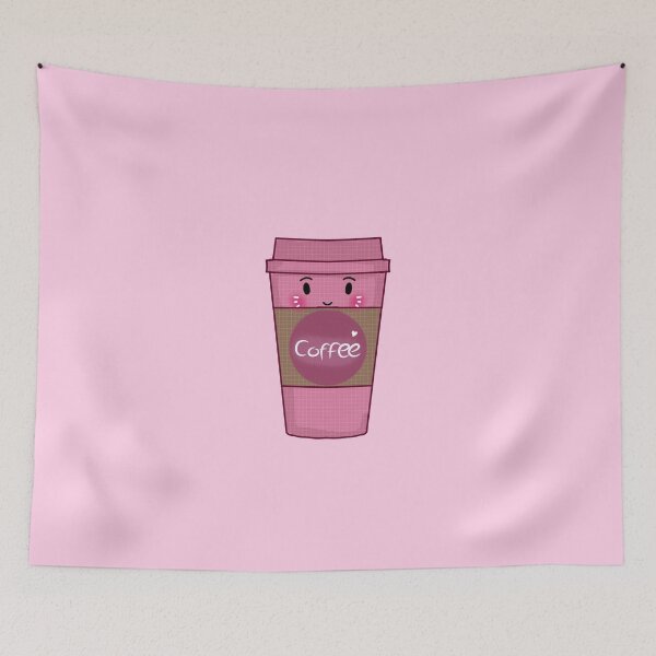 Item preview, Cute cup Coffee pink  designed and sold by FadyaF.