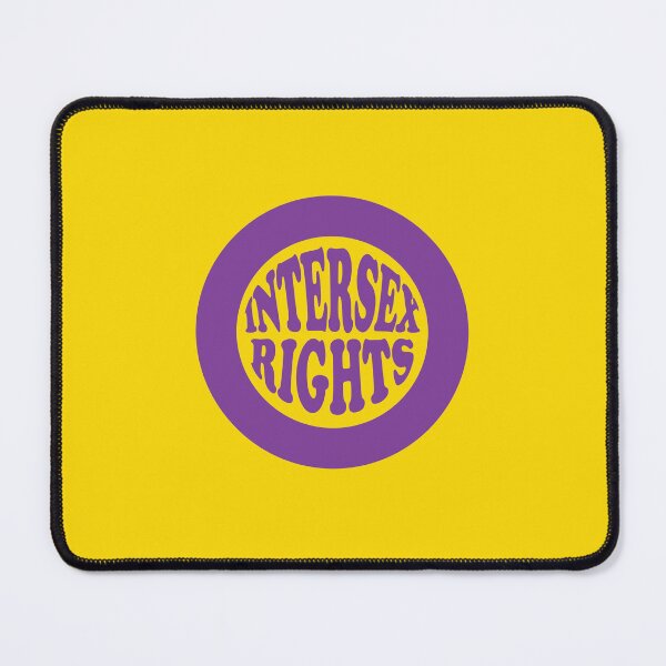 Item preview, Intersex Rights - Minimal Modern Flag Circle Text 2023 designed and sold by UncutJorts.