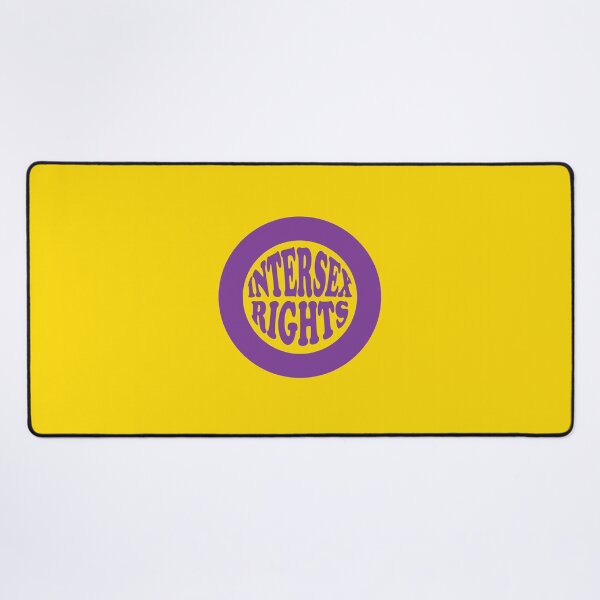Item preview, Intersex Rights - Minimal Modern Flag Circle Text 2023 designed and sold by UncutJorts.