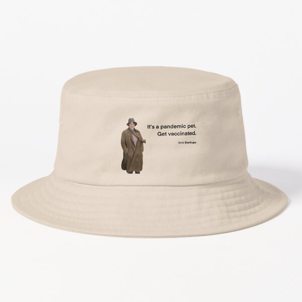 Item preview, Vera Stanhope:  "It's a pandemic pet.  Get vaccinated." designed and sold by Luxetluminos.