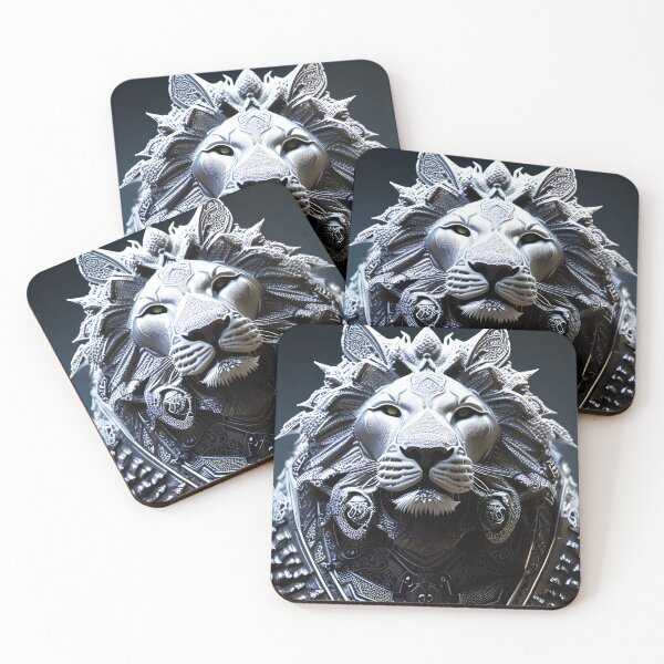 Item preview, Lion warrior designed and sold by WildMountainArt.