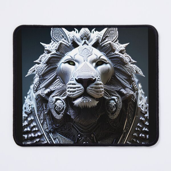 Item preview, Lion warrior designed and sold by WildMountainArt.