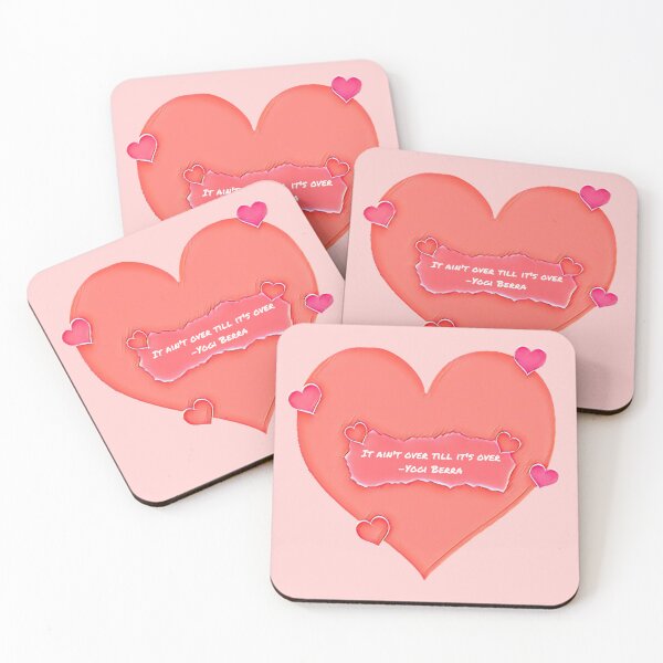 Item preview, Funny Valentine's day love message - It ain't over till its over - Yogi Berra designed and sold by Dude  Stuff.