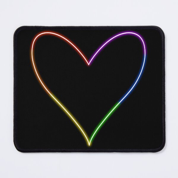 Item preview, Neon Rainbow Heart designed and sold by 1701-Z.