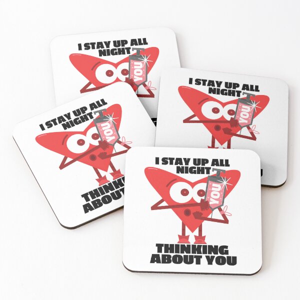 Item preview, I Stay Up All Night Thinking About You. Heart Injecting Love. Funny Meme Best Vday Joke LOL designed and sold by doseofwin.