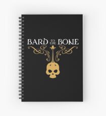 Cuaderno de espiral Bard to the Bone Bards Tablero RPG Adicto