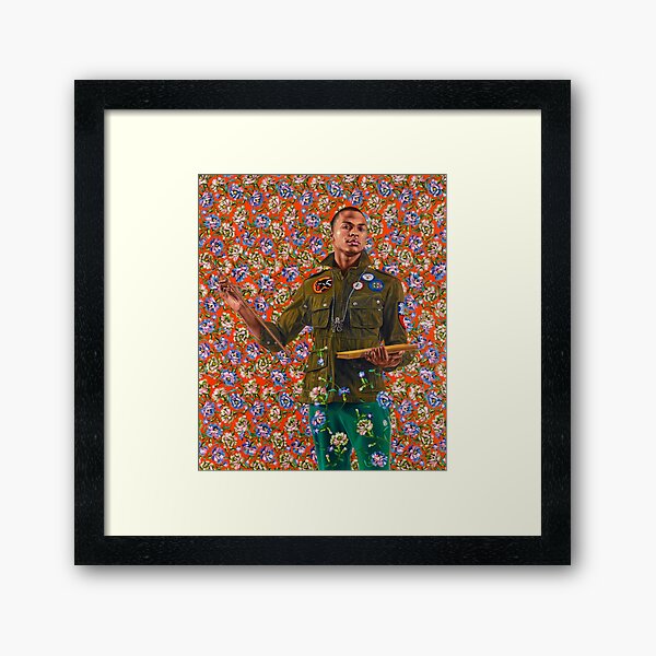 Kehinde Wiley Puts a Classical Spin on His Contemporary Subjects Framed Art Print