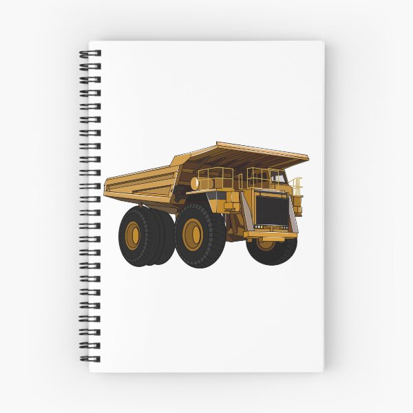 Item preview, Haul truck cartoon illustration designed and sold by Misscartoon.
