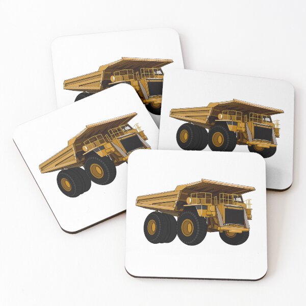 Item preview, Haul truck cartoon illustration designed and sold by Misscartoon.