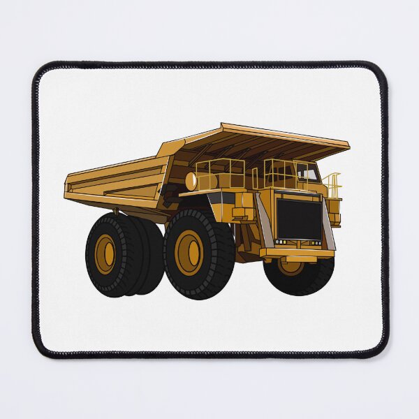 Item preview, Haul truck cartoon illustration designed and sold by Misscartoon.
