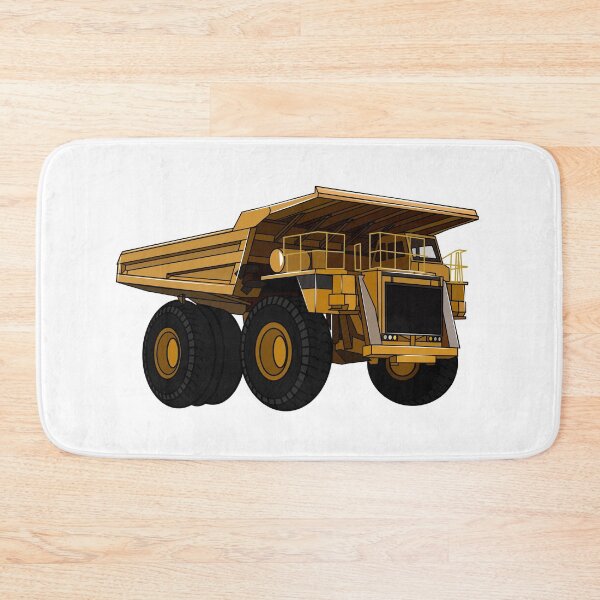 Item preview, Haul truck cartoon illustration designed and sold by Misscartoon.
