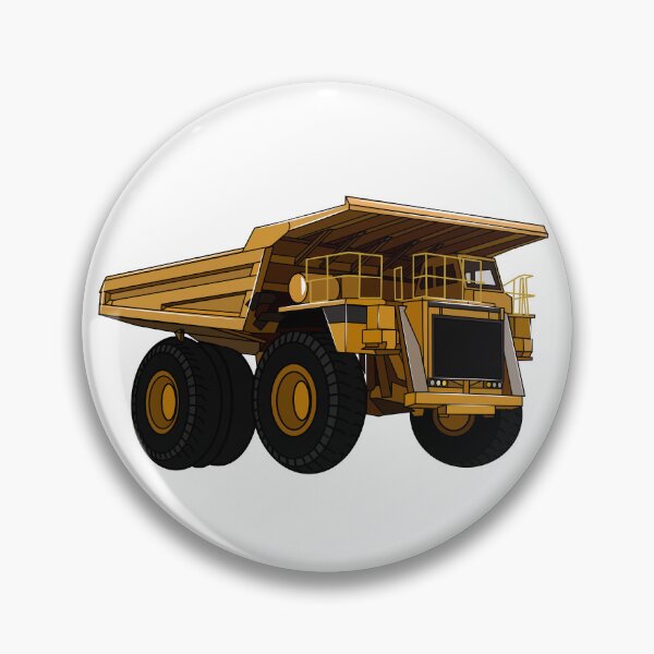 Item preview, Haul truck cartoon illustration designed and sold by Misscartoon.