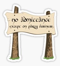 Party Business Sticker