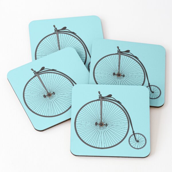 Item preview, High wheel bicycle cartoon illustration designed and sold by Misscartoon.