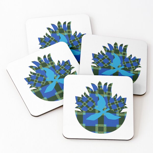 Item preview, Flower Shape Plaid Pattern designed and sold by Halcion C.