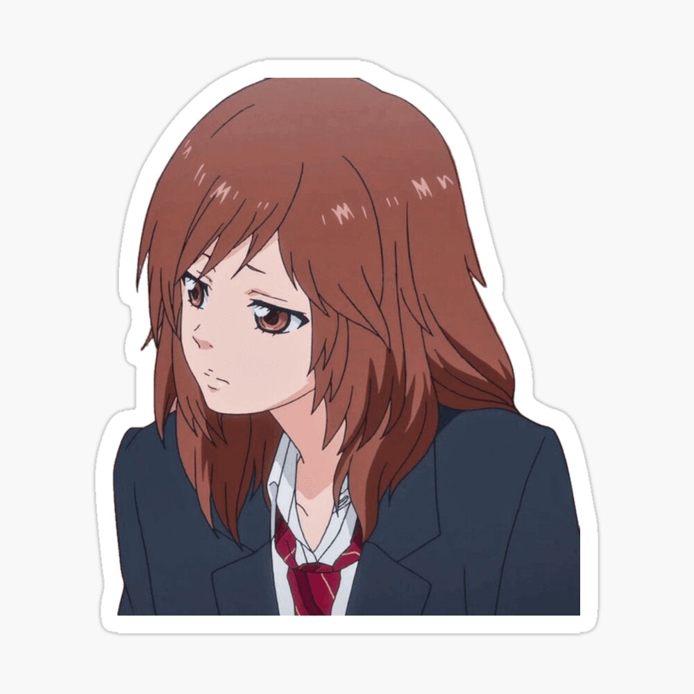 Ao Haru Ride - Futaba Yoshioka & Kou Mabuchi  Sticker for Sale by balvrz