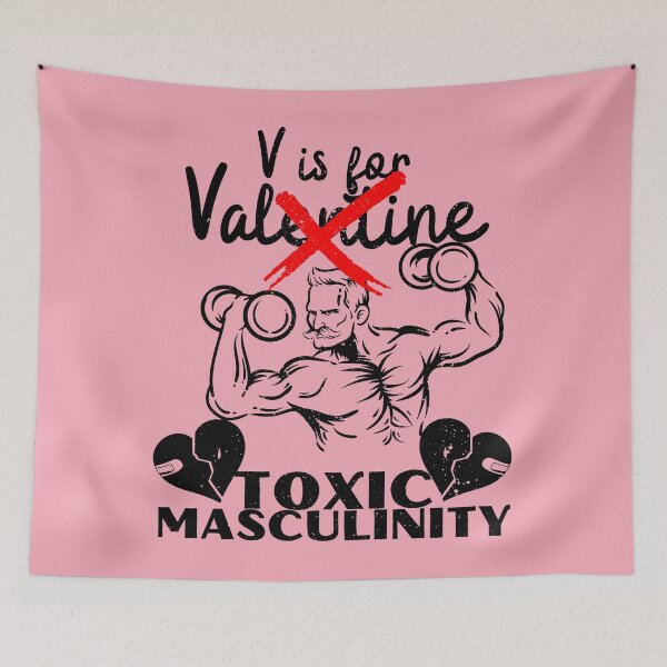 Item preview, V is for Valentine Self-Improvement Singles Awareness Day Anti-Valentine Funny designed and sold by nagasaki-fats.